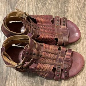 Bed Stu Size 9 Purple Gladiator sandal